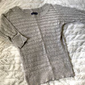 2/$25! ⭐️ American Eagle Outfitters cableknit‎ OTS boatneck sweater